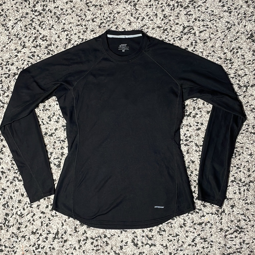 Patagonia Capilene Performance Base-layer Long Sleeve Shirt—Large, Black